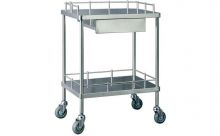 UT-SS02 Stainless Steel Two Layer Instrument Cart